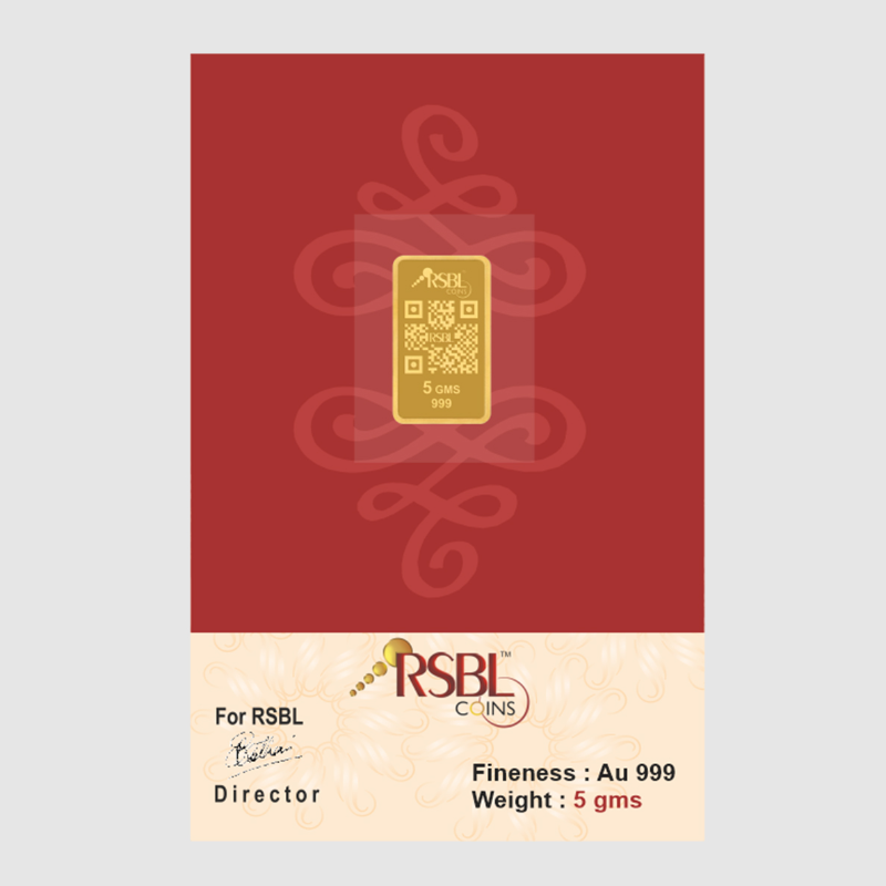 GOLD BAR 5 G 999